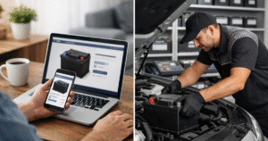 Loja de bateria de carro online e loja física com instalação especializada